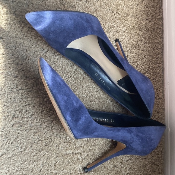 Christian Dior suede blue pumps - Picture 9 of 12